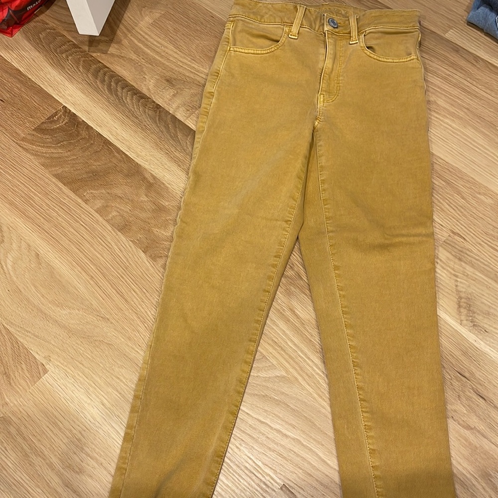 High rise jegging crop